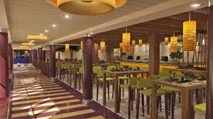 Carnival breeze's main dining areas offer 6 p.m. Carnival Breeze Offers New Dining Options Including Bonsai Sushi Restaurant