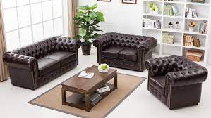 Breite und tiefe 94cm und höhe 78 cm, sitzhöhe ca 42 cm. Garnitur 3 2 1 Chesterfield Sofa Sessel In Dunkelbraun Glanz 3 Teilig