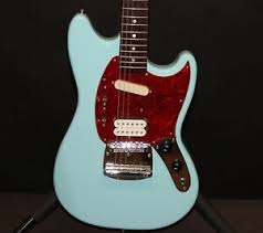 Example of how the switches and pickups work on a fender kurt cobain mustang. Fender Kurt Cobain Sonic Blue Mustang Electric Guitar Japan Nirvana Ebay