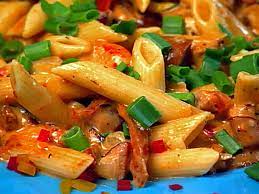 Seafood Pasta Jambalaya Recipe Jambalaya Pasta Food Network Recipes Vegetarian Pasta Dishes