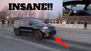 When it's on tarmac, the jeep grand cherokee trackhawk can reach a remarkable 290 kph (180 mph), which makes it one of the fastest production suvs ever built. I Raced The Fastest Jeep Trackhawk In The World Youtube