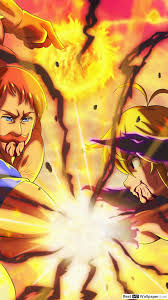 Escanor's weapon is extremely heavy, meliodas and galan respectively could barely move it. Escanor Iphone Wallpapers Wallpaper Cave