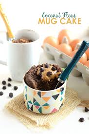 Whip Up This Easy Coconut Flour Mug Cake For Dessert In Just A Couple Of Minutes It S Paleo Grain Free Coconut Flour Mug Cake Mug Cake Paleo Recipes Dessert