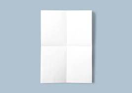 Paper With Fold Lines Mockup Mockupworld Poster Mockup Free Photoshop Mockup Free Book Design Layout