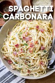Resep spaghetti carbonara kraft sederhana spesial asli enak. Spaghetti Carbonara Quick Easy Spend With Pennies