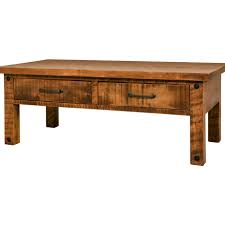 Amish mission coffee table with 1 inch thick top 18 inches high x 40 inches width with 3 inch thick legs delivery included. Adirondack Coffee Table Solid Wood Rustic Furniture I Home Envy
