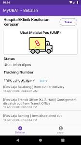 You will see pos laju transit office (klia hub) in your tracking status. Myubat 1 4 1 Apk Androidappsapk Co