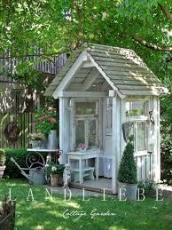 L A N D L I E B E Cottage Garden Sehnsucht Cottage Garden Backyard Garden Shed