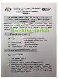 Panduan buat anda yang ingin membuat permohonan guru interim tahun 2020. Kuching Indah Kemelut Graduan Unirazak Sarawak Isu Ini Facebook