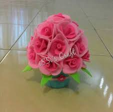 Cara membuat bunga lily dari kain flanel diy how to make felt flower easter lily tutorial. Bunga Hiasan Meja Dari Flanel Mejail