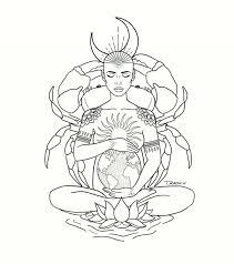 Obsessed With This Artists Cancerian Divine Feminine Cancer Zodiac Tattoo Astrology Tattoo Zodiac Tattoo