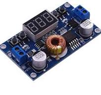 Amazon.com: JacobsParts XL4015 5A DC-DC CNC Buck Step-Down Voltage  Converter Power Regulator Board w/Voltmeter & Digital Controls : Electronics