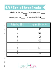Half Square Triangles 4 At A Time How To Make Half Square