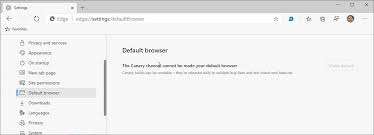 In windows 10, edge is the default browser, and bing is the default search engine in edge browser. Microsoft Edge Canary Adds Default Browser Section To Settings