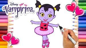 Free printable vampirina coloring pages. Baby Nosy Ballerina Vampirina Coloring Page Vampirina Babysitter Coloring Book Disney Jr Youtube