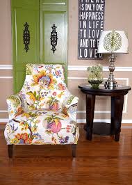 Vintage Accent Chair Upholstered In Floral Print By Parsonsparlor 495 00 Blue Accent Chairs Upholstered Bedroom Chair Upholstered Chairs