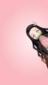 A wallpaper of nezuko kamado from kimetsu no yaiba (demon slayer) with cherry blossom petals falling around her. Demon Slayer Nezuko Cute Wallpaper Novocom Top