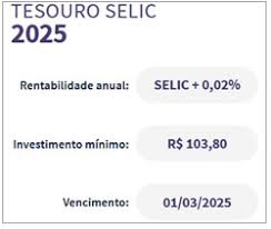 A taxa selic (sistema especial de liquidação e de custódia) é um. Tesouro Direto Rendimento Mensal So Matematica