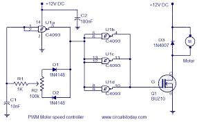 How to make simple dc motor speed controller circuit. Pwm Motor Speed Controller