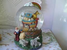 This is not a toy! Musical Snow Globe Noahs Ark Noah S Ark Rainbow Music Box Etsy Musical Snow Globes Snow Globes Rainbow Music