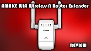 Amake Wifi Wireless N Router Extender Review Youtube