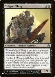 This means our sideboard is mostly spent addressing our opponent's sideboard. Dredge Deck For Magic The Gathering