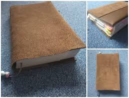 In this video you will learn how to make a leather notebook cover. Diy With Leather Bible Cover Leather Bible Cover Leather Bible Bible Covers