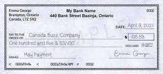 What are void cheques used for? How To Void A Cheque In Canada Canada Buzz