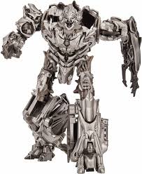 This actually fits him as his robot mode is rather demonic looking. 54 Megatron Voyager Class Transformers Studio Series Hasbro