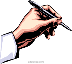 Hand Writing With Pen Royalty Free Vector Clip Art Illustration Hand0168 Illustration Art Hand Illustration Illustration