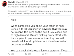 Xbox Series X Sony Ps5 Pre Orders From Amazon May Not Reach Users On Launch Date See Why Gizchina Com
