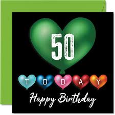 Amazon.com : Stuff4 Fun 50th Birthday Cards for Men Woman