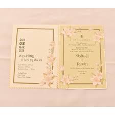 Create your own unique greeting on a christian wedding card from zazzle. Elegant Design Floral Wedding Invitation Card Iwm Pc1632