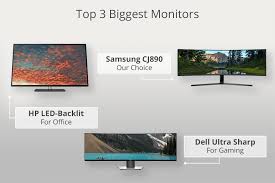 Picking a monitor may feel more like art than science, but the technology behind the screen isn't hard to do you know the difference between tn and ips, or what resolution is right at what size? 10 Biggest Monitors In 2021 For Home And Office