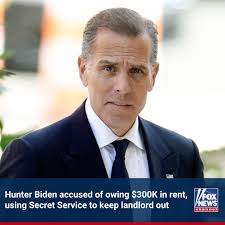 FIRST SQUATTER: A California businessman says the president's son tried to  pay rent with his own artwork and still owes him more than $300,000. "Is  that pardoned now?" https://trib.al/cUM3sgn