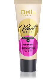 Produit idéal sous loose mineral foundation pour obtenir plus de couverture. Velvet Skin Hydro Delia Cosmetics