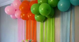 Balloon Simple Birthday Wall Decoration At Home Balloon Decoration Homemade Simple Birthday Wall Decoration At Home In 2020 Homemade Birthday Decorations Birthday Balloon Decorations Birthday Wall Decoration