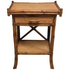 1920s Bamboo And Rattan Side Table Rattan Side Table Side Table Side Table Wood