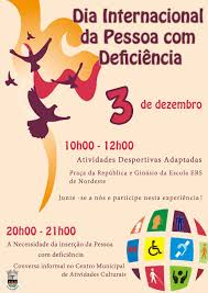 A física, a auditiva, a visual e a mental. Dia Pessoa Com Deficiencia Cultura