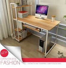 Modern Simple Desktop Computer Desk Student Learning Writing Desk Computer Table Wooden Laptop Trendy Office Furniture Office Furniture Modern Office Furniture