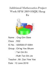 Some recordings will also be added to the jmm channel on youtube. Additional Mathematics Project Work Spm 2019 Smjk Heng Ee Repaired Repaired