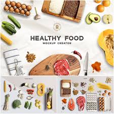 Experiment with images that focus on action, include creative compositions and patterns, drive positive nostalgic feelings, and make the. Healthy Food Mockup Creator Free Download
