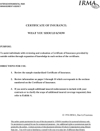 This document reassures clients that if you make a mistake, you have insurance to cover any damages. Certificate Of Insurance What You Should Know Pdf Free Download