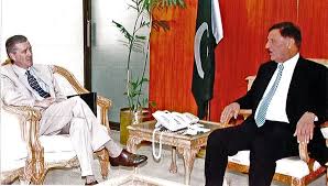 Islamabad May 02 2013 H E Mr Richard Olson Ambassador Of Usa Called On Federal Minister For Interior Malik Mohammad Habib Khan Interior Ambassador