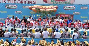 Coming in second was michelle lesco with 27 hot dogs. Nathan S Famous Hot Dog Eating Contest To Air Live July 4 On Espn2 Espn Press Room U S