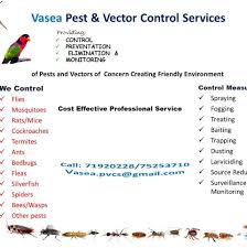 You will also notice a difference between the cost of pest extermination vs. Vasea Pest And Vector Control Services Advertising Marketing Facebook 8 Photos
