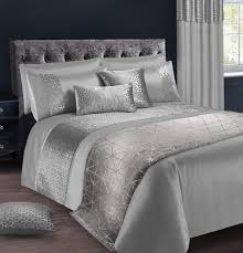 Find bedding sets and snooze sets to complete your bed at urban outfitters. Intimates Velvet Sparkle Bling Bedding Set Duvet Quilt Cover And Pillowcase Set Silver Super King Buy Online In Grenada At Grenada Desertcart Com Productid 63612300