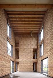 Ribbed Brickwork Covers The Facade Of This House In Belgium In 2020 Brickwork Brick Architecture Facade