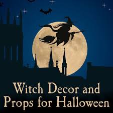So let's see how you can make a witch wreath. Witch Decorations For Halloween Room Props