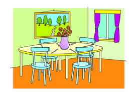 A dining room is a room for consuming food. Rooms Learnenglish Kids British Council